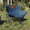 vidaXL Camping Chairs with Pocket Foldable 2 pcs Blue