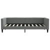 vidaXL Daybed with Mattress Dark Grey 90x190 cm Fabric