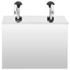 vidaXL Sauce Dispenser Stainless Steel 2 x 3.5 L