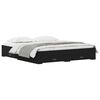 vidaXL Bed Frame with Drawer Black Oak 180 x 200 cm Engineered Wood