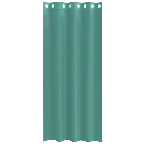 vidaXL Voile Curtains with Grommets 2 pcs Turquoise