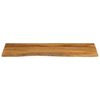 vidaXL Table Top 140x60x3.8 cm Live Edge Solid Wood Mango