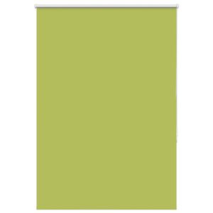 vidaXL Roller Blind Blackout Leaves Green 115x130 cm Fabric Width 110.7 cm Polyester