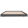 vidaXL Bed Frame without Mattress Grey 100x200 cm Solid Wood Pine