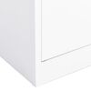 vidaXL Office Cabinet White 90x40x180 cm Steel