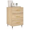 vidaXL Bedside Cabinet Sonoma Oak 40x40x66 cm Engineered Wood