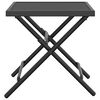 vidaXL Folding Garden Table Anthracite 38x38x38 cm Steel Mesh