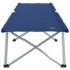 vidaXL Folding Camping Bed Folding 2 pcs Blue 194 x 62.5 x 42.5 cm