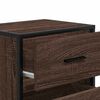 vidaXL Wall-mounted Bedside Cabinets 2 pcs Brown Oak 40x31x39.5 cm