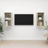 vidaXL Wall-mounted TV Cabinets 2 pcs Sonoma Oak Engineered Wood