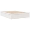 vidaXL Bed with Mattress White 160x200 cm Solid Wood Pine