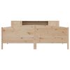 vidaXL Bookcase Bed without Mattress 200x200cm Solid Wood Pine