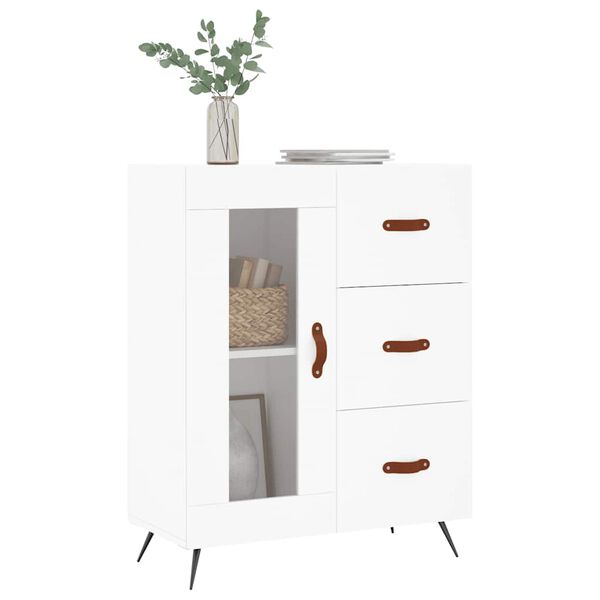 vidaXL Sideboard White 69.5x34x90 cm Engineered Wood