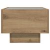 vidaXL Coffee Table Artisan Oak 40 x 40 x 30 cm Engineered wood
