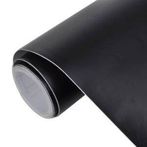 vidaXL Car Film Matt Black 100x150 cm