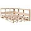 vidaXL Bookcase Bed without Mattress 120x190cm Solid Wood Pine