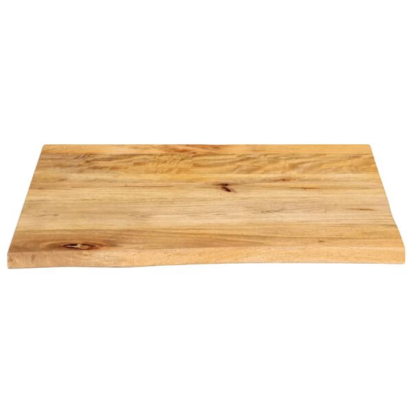 vidaXL Table Top Live Edge 40x40x2.5 cm Solid Wood Mango
