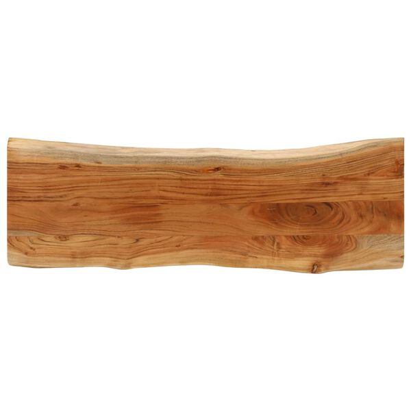 vidaXL Table Top 120x40x3.8 cm Rectangular&nbsp;Solid Wood Acacia Live Edge