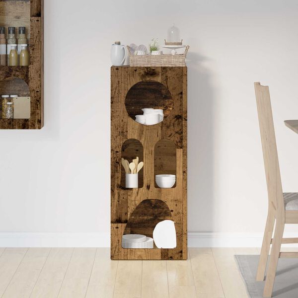 vidaXL Sideboard Old Wood 40 x 35 x 100.5 cm Engineered Wood