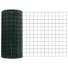 vidaXL Euro Fence Green 0.6 x 50 m PVC-coated iron