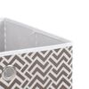 vidaXL Foldable Storage Boxes 4 pcs Brown 32x32x32 cm Non-woven Fabric