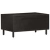 vidaXL Coffee Table Black 80x50x40 cm Solid Wood Mango