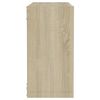 vidaXL Wall Cube Shelves 2 pcs Sonoma Oak 30x15x30 cm