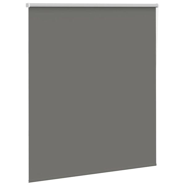 vidaXL Roller Blind Blackout Grey 120x175 cm Fabric Width 116.6 cm Polyester