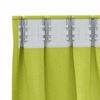 vidaXL Blackout Curtains with Rings 2 pcs Green 245 x 140 cm Polyester