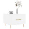 vidaXL Coffee Tables 2 pcs White 50x50x40 cm Engineered Wood