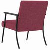 vidaXL Armchair Wine Red 59 x 75 x 78 cm Fabric