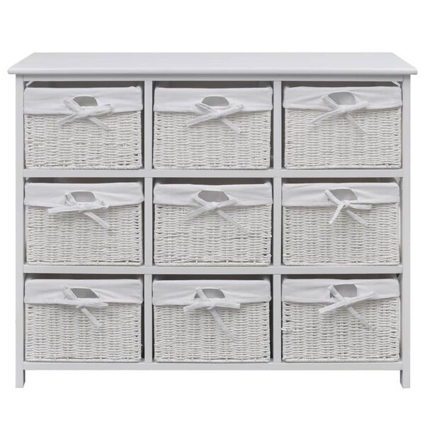 vidaXL Storage Cabinet Akron White