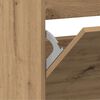 vidaXL Shoe Cabinet Artisan Oak 80 x 21 x 163.5 cm Engineered Wood