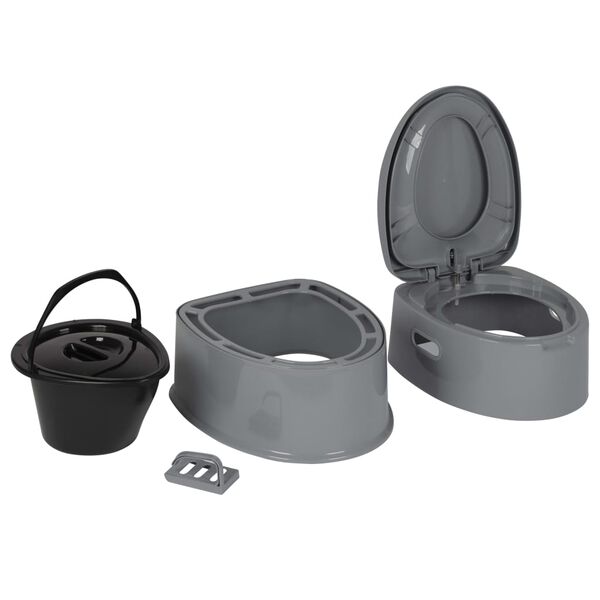 Bo-Camp Portable Toilet 7 L Grey