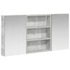 vidaXL Bathroom Cabinet Set 3 pcs 100 x 10.5 x 50 cm Engineered wood