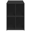 vidaXL Desk Black 102x50x75 cm Engineered Wood