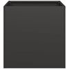 vidaXL Planter Black 40x40x40 cm Cold-rolled Steel