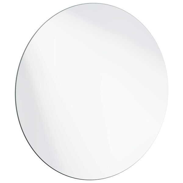 vidaXL Wall Mirror Round &Oslash; 50 cm Tempered Glass