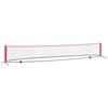 vidaXL Tennis Net Folding Black and Red 595 x 90.5 x 87 cm Polyester