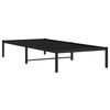 vidaXL Metal Bed Frame without Mattress Black 90x190cm