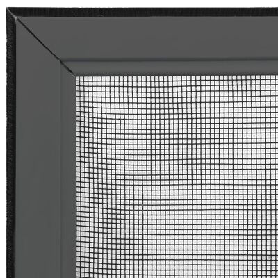 vidaXL Extendable Insect Screen for Windows Anthracite (100-193)x75 cm