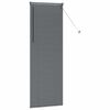 vidaXL Window Blind with Curtains Manual Dark grey Aluminium