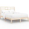 vidaXL Bed Frame without Mattress Solid Wood 140x190 cm
