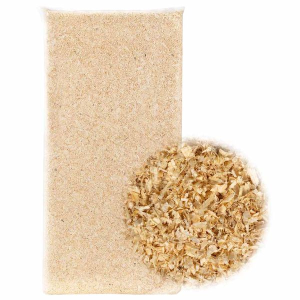 vidaXL Wood Shavings for Animal Bedding Softwood 24 kg