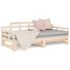 vidaXL Pull-out Day Bed without Mattress Solid Wood Pine 2x cm