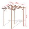 vidaXL WPC Pergola 2x2x2 m Brown