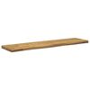 vidaXL Live Edge Table Top 130 x 20 x 3.5 cm Rectangular White