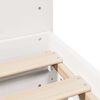 vidaXL Bed Frame without Mattress White 120x200 cm Solid Wood Pine