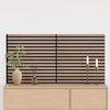vidaXL Acoustic Wall Panels 2 pcs Slatted 60.5x60 cm Oak Veneer