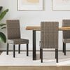 vidaXL Dining Chair 2 pcs Black Wash 45 x 54 x 93 cm